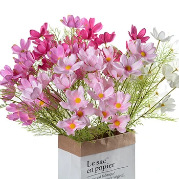 Yüksek kaliteli yapay çiçekler Gerçek Dokunmatik İpek Galsang Çiçek Otsu Süs Bitkisi Masaüstü Ev Bahçe DIY Dekor Düğün Çiçek
