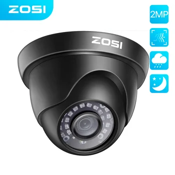ZOSI 2MP 1080P AHD TVI CVI CVBS Video Gözetim Dome Kamera HD Hava Koşullarına Dayanıklı Ev CCTV Güvenlik Kamera Sistemi DVR Kiti