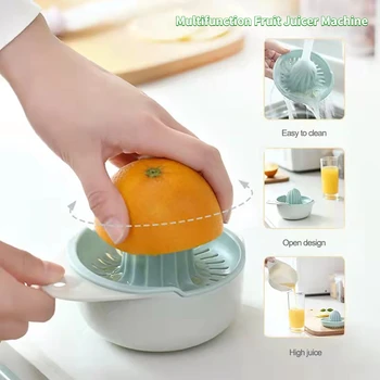 Çok fonksiyonlu Meyve Sıkacağı Makinesi Manuel Taşınabilir Narenciye Sıkacağı mutfak gereçleri mutfak Aksesuarları Plastik Portakal Limon Sıkacağı