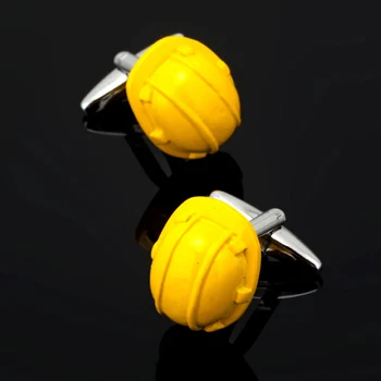 Ücretsiz kargo, yeni kask kol düğmeleri moda erkek gömleği kol düğmeleri özel takı düğmeleri Mühendisler için